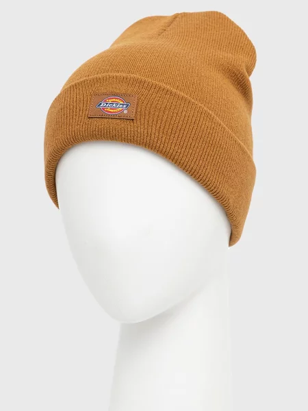 Czapka beanie z imitacji dzianiny model ‘Gibsland’ Dickies brązowa