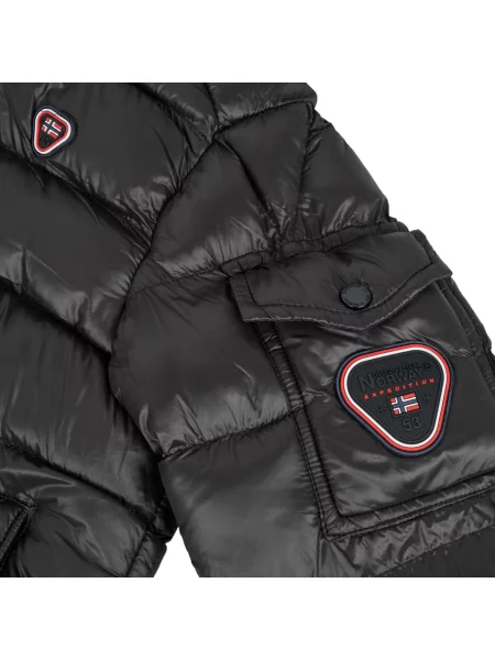 Gyerek kabát Geographical Norway fekete