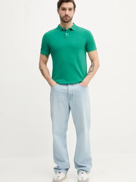 Pepe Jeans polo gładki zielony