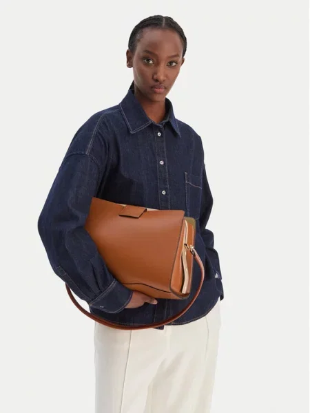 TOUS Geantă CITY M. KAOS ICON maro