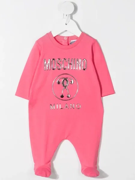Body dziecięcy Moschino różowy
