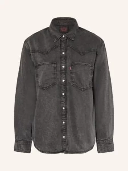 Levi's® Bluzka Jeansowa schwarz