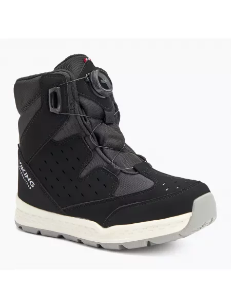 Śniegowce dziecięce Viking Espo Warm Waterproof BOA black czarne