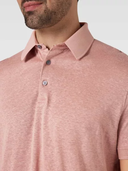 Koszulka polo o kroju regular fit z mieszanki lnu Tommy Hilfiger