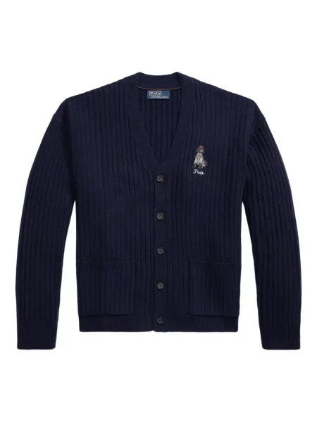 Μικρός κασκέτο Polo Ralph Lauren με χαμηλή μέση υφαίνω διαγωνίως πράσινο