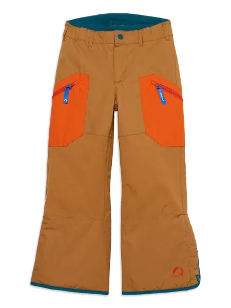 FINKID Pantaloni sport TOBI maro coniac / închis portocaliu