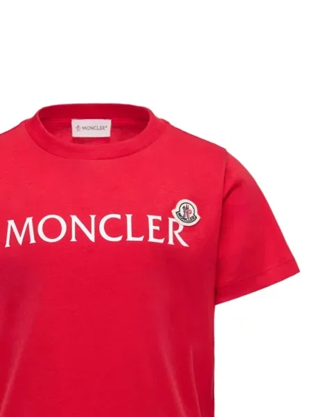 Koszulka dziecięca Moncler Enfant czerwona
