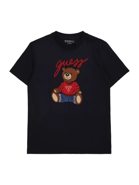 Guess Majica Mornarsko Regular Fit modra