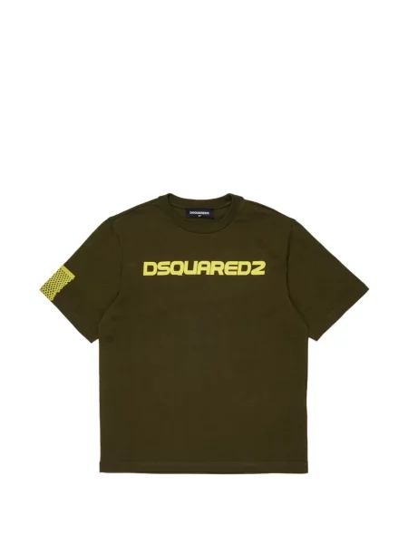 Koszulka dziecięca Dsquared2 zielona