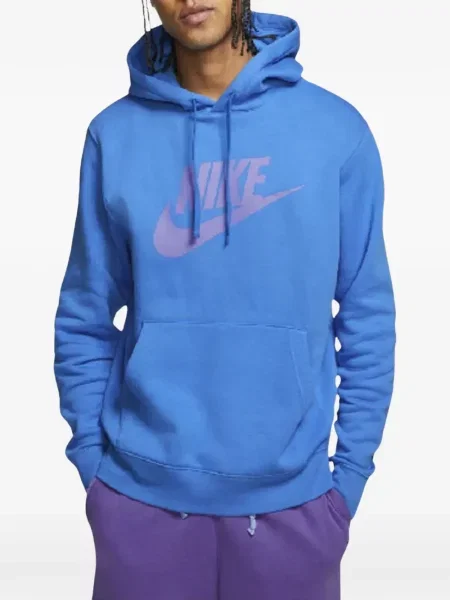Флийс бягане тениска с графичен дизайн Nike с принт черно