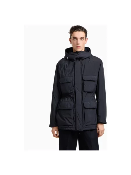 Kurtka Emporio Armani niebieska