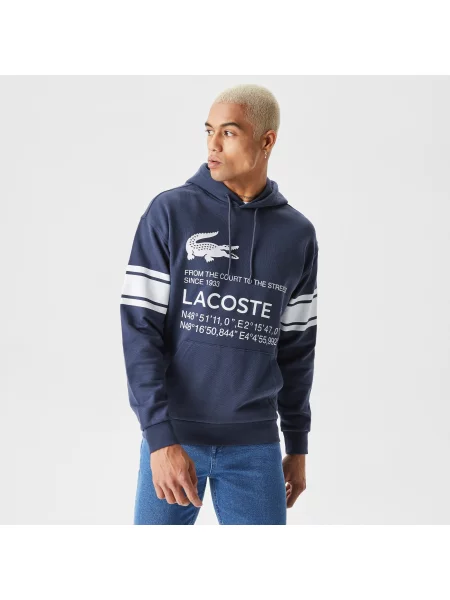 Толстовка Lacoste синяя