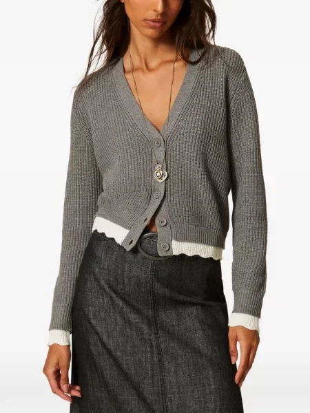Cardigan Twinset gri