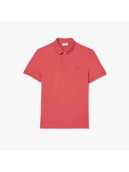 Lacoste Koszulka Polo Smart Paris Z Elastycznej Bawełny różowa