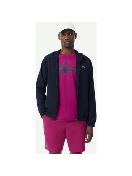 Dres Lacoste Water-Repellent Sport granatowy S niebieski