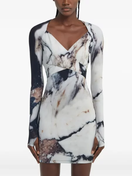 Rochie mini Roberto Cavalli alb