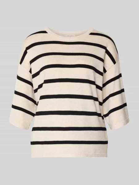 Bluzka z dzianiny z mieszanki model Conny' Free/quent beżowa