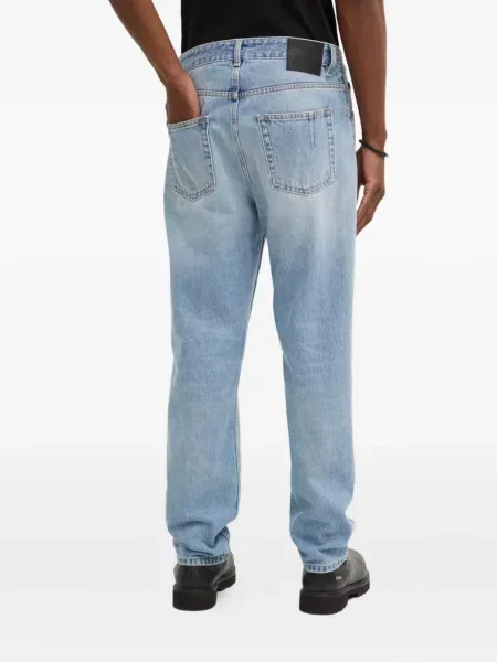 Дънки Won Hundred джобове с копчета синьо