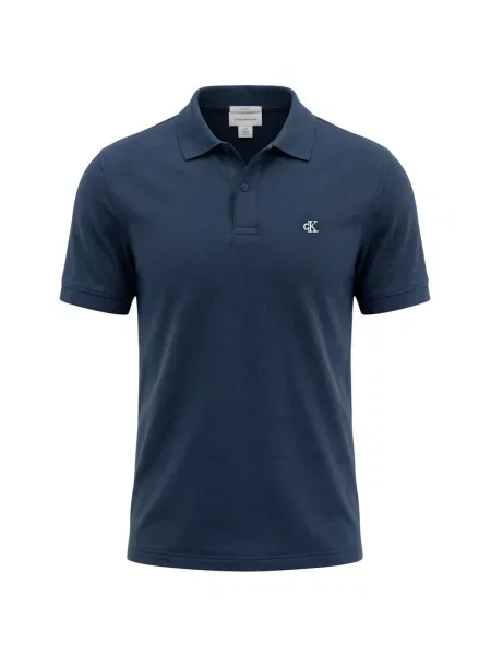 Polo majica Calvin Klein Jeans plava