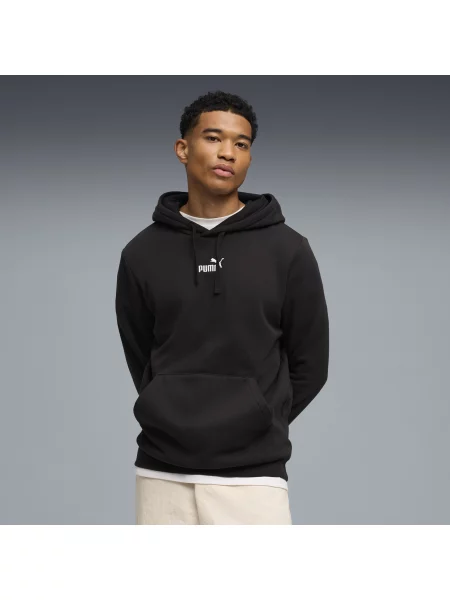 PUMA MÄ™ska dzianinowa bluza z kapturem Essentials z logo OdzieÅ¼ S czarny