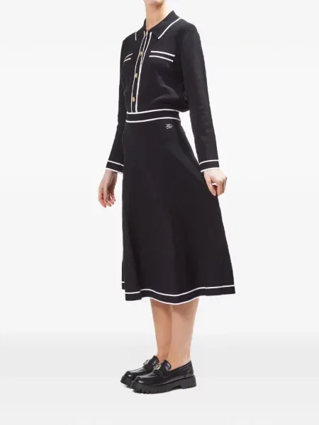 Миди пола Karl Lagerfeld черно