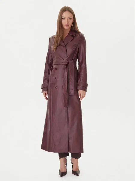 Палто Bardot бордо