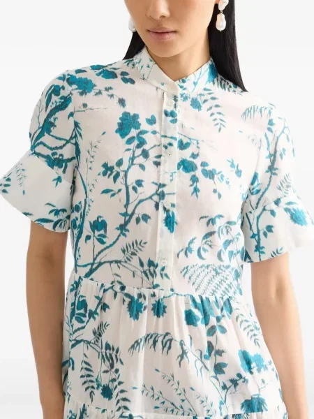 Rochie mini Erdem cu imagine alb