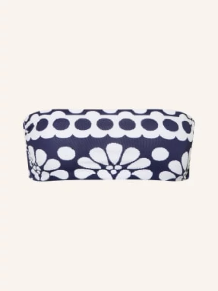 Farm Rio Bandeau Bikiny Palermo tmavě modrá bílá