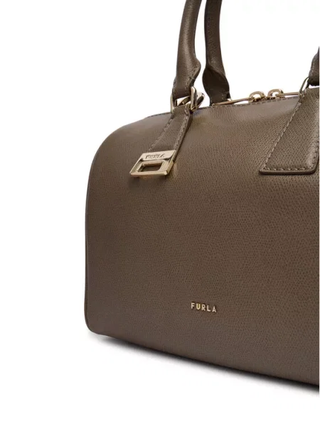 Furla crossbody torba za žene od kože Olivia M Boston Bag bež