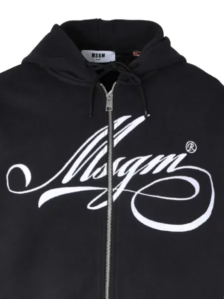 Svetr Msgm s kapucí černý