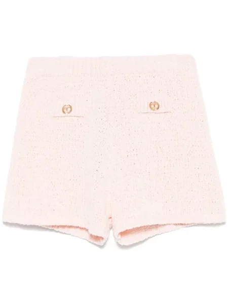 Pantaloni scurți Twinset tricotate roz