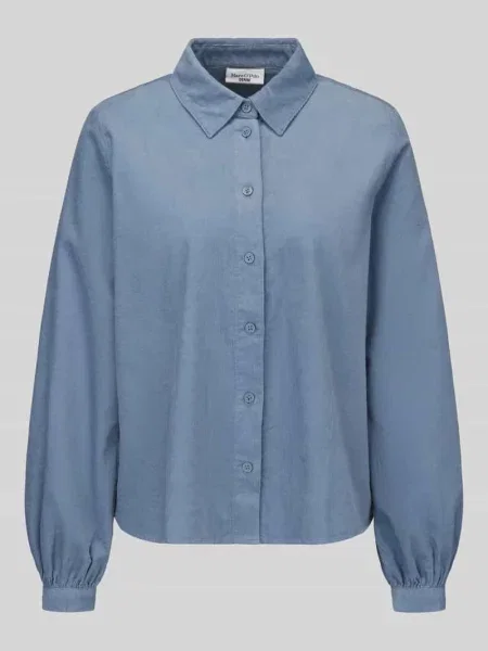 Bluzka z długim rękawem o kroju regular fit z czystej bawełny Marc O'polo Denim