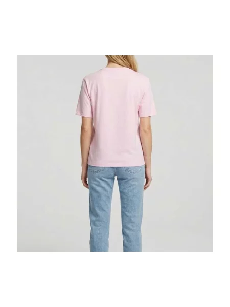 Tricou Karl Lagerfeld cu autograf roz