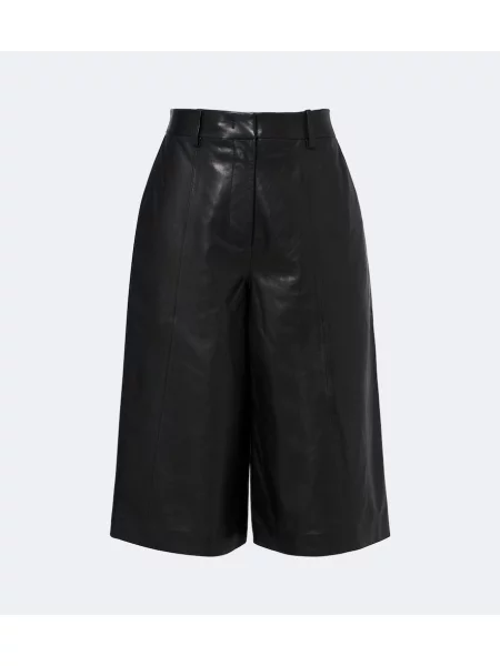 Bermude Joseph din piele negru