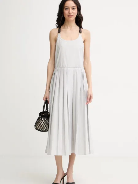 Max&Co. rochie plisată cu MCORIBES gri