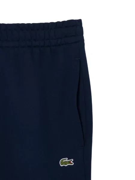 Pantaloni Lacoste alergare cu autograf albastru