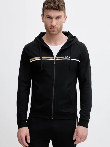 BOSS BLACK Hanorac Authentic Jacket H negru