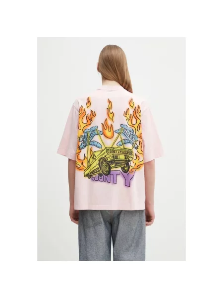 Koszulka Marcelo Burlon różowa