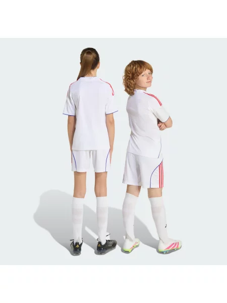 Dětské kraťasy Adidas bílé