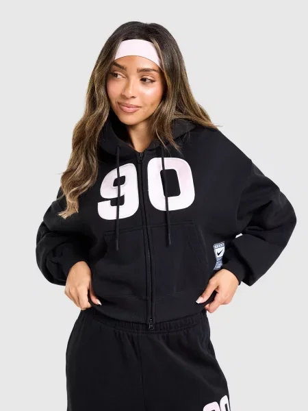 Nike Bluza Rozpinana Z Kapturem Studio czarna