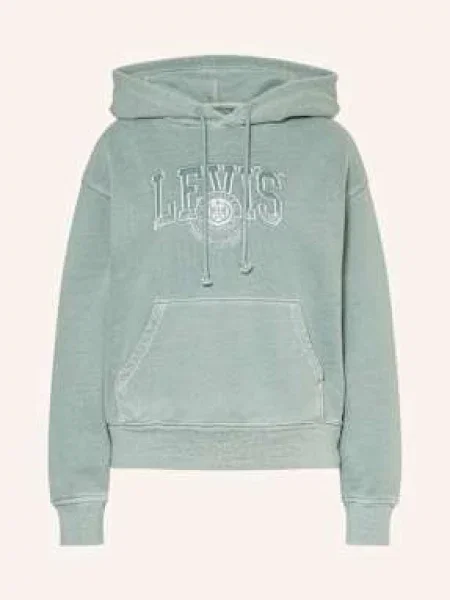 Levi's® Mikina S Kapucí Graphic Heritage tmavě modrá bílá