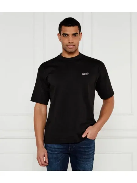 BOSS ORANGE Tricou Te_Mixdenim negru