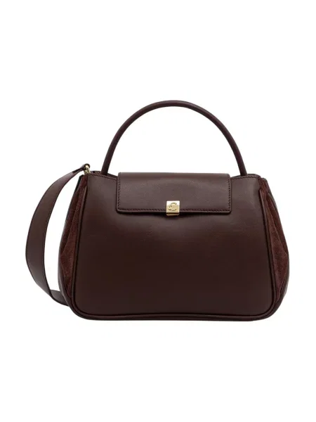 Torebka crossbody Coccinelle skórzana brązowa