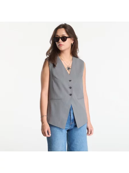 Елек Samsøe Samsøe Satova Vest Gun Metal Mel. S