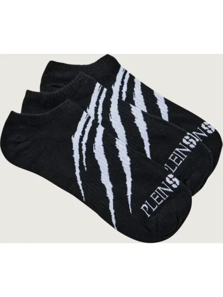 Plein Sport Șosete/tălpici 3 pack Scratch negru