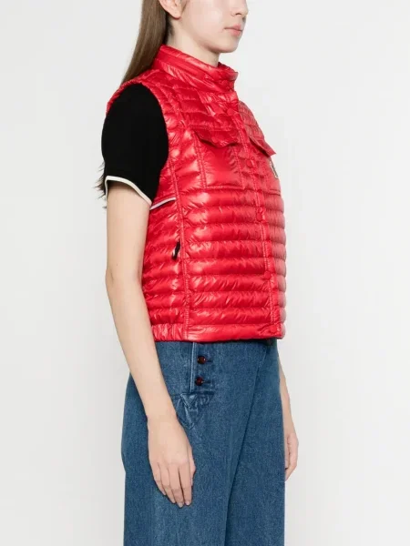 Елек Moncler Grenoble без ръкави червено