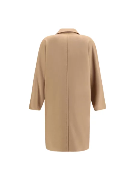 Płaszcz Max Mara Studio wełniany brązowy