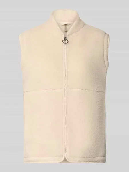 Kamizelka o kroju regular fit ze stójką model SC-ONYX 3' Soyaconcept biała