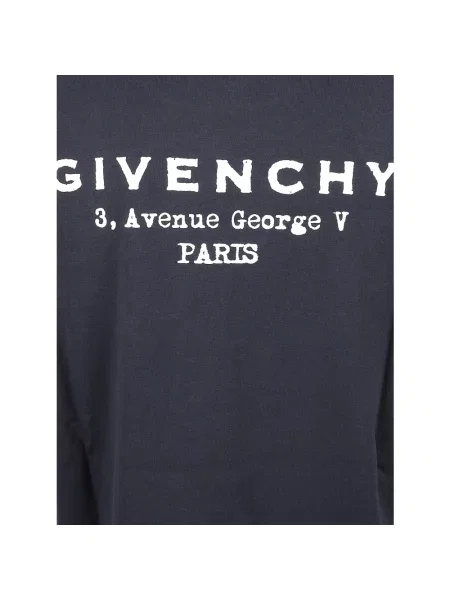 Koszulka Givenchy z nadrukiem niebieska