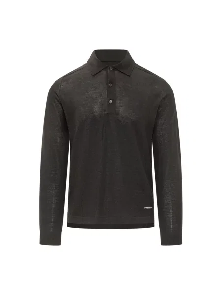 Sweter Premiata wełniany czarny